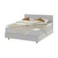 Jette Home Boxspringbett Jette Flex - grau - Materialmix - 225 cm - 110,5 cm - Möbel Kraft