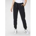 Sweathose OTTO PRODUCTS Gr. 42, N-Gr, schwarz, Damen, Obermaterial: 100% Baumwolle, unifarben, Hosen Jogger-Pants, GOTS zertifiziert - aus Bio-Baumwolle -