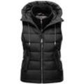 Steppweste MARIKOO "Taisaa", Damen, Gr. S (36), schwarz, Obermaterial: 100% Polyester Innenmaterial: 100% Polyester, Westen, inklusive Leckerlie-Beutel