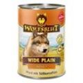 WOLFSBLUT Adult Wide Plain - Pferd mit Süßkartoffeln - 6x395g