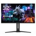 GIGABYTE Gaming-Monitor "AORUS FO32U", G (A-G), schwarz, Monitore