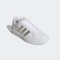 Sneaker ADIDAS SPORTSWEAR "GRAND COURT TD LIFESTYLE COURT CASUAL", Gr. 37, weiß (cloud weiß, platin metallic, cloud weiß), Synthetik, Textil, sportlich, Schuhe, Design auf den Spuren des adidas Superstar