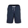 Badeshorts EMPORIO ARMANI "Badeshorts 1er Pack", Herren, Gr. L, N-Gr, blau (dunkelblau), Obermaterial: 100% Polyamid PA., Badehosen