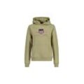 Sweatshirt GANT "Sweatshirt Archive Shield Hoodie", Jungen, Gr. 170, grün (hellgrün), Obermaterial: 78% Baumwolle CO. 22% Polyester PES., Sweatshirts