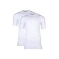 T-Shirt HOM "T-Shirt 2er Pack", Herren, Gr. M, weiß, Obermaterial: 100% Baumwolle CO., Kurzarm, Shirts