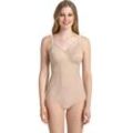 Miederbody ANITA SINCE 1886 "Komfort-Korselett" Gr. 100, Cup E, beige (sand), Damen, Stoff, Obermaterial: 60% Polyamid, 40% Elasthan, clean, Bodies, Clara Art Korselett, figurumschmeichelnd, schlankmachend, formend