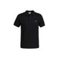 Poloshirt GANT "Poloshirt Slim Shield Pique Polo 1er Pack", Herren, Gr. M, schwarz, Obermaterial: 100% Baumwolle CO., Kurzarm, Shirts