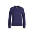 Sweater GANT "Strickpullover CLASSIC COTTON C-NECK", Damen, Gr. L, blau (dusty navy), Obermaterial: 100% Baumwolle CO., Sweatshirts