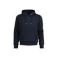 Sweatshirt GANT "Sweatshirt REGULAR TONAL SHIELD HOODIE", Herren, Gr. 4XL, blau, Obermaterial: 90% Baumwolle CO. 10% Polyester PES., Sweatshirts