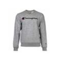 Sweatshirt CHAMPION "Sweatshirt Crewnneck Sweatshirt" Gr. L, grau, Herren, Obermaterial: 70% Baumwolle CO. 30% Polyester PES., Sweatshirts