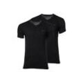 T-Shirt GANT "T-Shirt 2er Pack", Herren, Gr. L, schwarz, Obermaterial: 100% Baumwolle CO., Kurzarm, Shirts