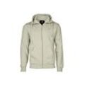 Sweater G-STAR "Sweatjacke Premium core hdd zip sw l\s" Gr. L, beige (wrought iron), Herren, Obermaterial: 55% Baumwolle CO. 45% Polyester PES., Sweatshirts