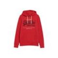 Sweatshirt SUPERDRY "Sweatshirt Classic Vintage Logo Heritage Hoodie" Gr. M, rot, Herren, Obermaterial: 55% Baumwolle CO. 45% Polyester PES., Sweatshirts