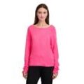 Strickpullover CARTOON "Cartoon Strickpullover mit Rundhalsausschnitt", Damen, Gr. 34, pink, Obermaterial: 63% Polyacryl, 25% Polyamid, 8% Wolle, 4% Elasthan., modisch, oversize normal, Rundhals, Langarm, Pullover, Struktur