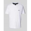 Regular Fit T-Shirt mit Label-Stitching Modell 'TADDY'