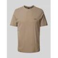 Regular Fit T-Shirt mit Label-Stitching Modell 'TADDY'