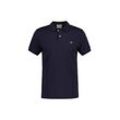 Poloshirt GANT "Poloshirt Slim Shield Pique Polo 1er Pack", Herren, Gr. M, blau, Obermaterial: 100% Baumwolle CO., Kurzarm, Shirts