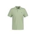 Poloshirt GANT "Poloshirt Regular Shield Pique Polo 1er Pack", Herren, Gr. L, grün (milky matcha), Obermaterial: 100% Baumwolle CO., Kurzarm, Shirts