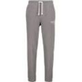 Jogginghose SERGIO TACCHINI "ORESTE JOGGER Herren", Herren, Gr. L, EURO-Größen, grau (charcoal gray), 80% BAUMWOLLE, 20% POLYESTER, Hosen, Trainingshose Herren, Jogginghose, Fleece, Sporthose, Streetwear, Sale