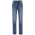 Damen Mom-Jeans mit Used-Waschung