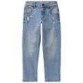 Jungen Straight-Jeans mit Destroyed-Effekten