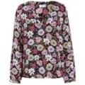 Damen Bluse mit floralem Allover-Print