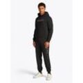 Jogginganzug TOMMY HILFIGER "HILFIGER NEW YORK TRACKSUIT" Gr. XXL, schwarz, Herren, Sweatware, Obermaterial: 63% Baumwolle, 37% Polyester, Sportanzüge, im 2-teiligen Set