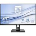 Philips Monitore 245B1 LCD-Monitor EEK E (A - G) 61 cm (24 Zoll) 2560 x 1440 Pixel 16:9 4 ms Kopfhörer-Buchse IPS LED