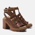 Sandale TIMBERLAND "ALLINGTON HEIGHTS FISHERMAN SANDAL", Gr. 37 (6), grau (rst full gra), Leder, sportlich, Schuhe