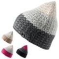 ALTIDUDE Winter Mütze Nest Trio Grob Strickmütze Unisex Beanie Lamm Merino Wolle Farbe: Black/Dark Grey/Berry