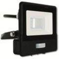 LED-Fluter, Bewegungsmelder VT-118S-1 (20282) eek: f, 10W, 735 lm, 6500K, schwarz - V-tac