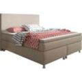 Inter Handels Boxspringbett King Size 180 x 200 cm Muddy - versch. Farben