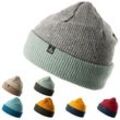 ALTIDUDE Winter Mütze Hermit Duo Rip Strickmütze Unisex Beanie Lamm Merino Wolle Farbe: Jade/Grey