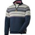 Hinterstoisser Herren Norweger-Pullover blau