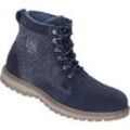 Tiroler Loden Herren Stiefelette dunkelblau 43