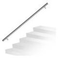 Swanew Treppengeländer 150 cm x ø 4,2 cm Handlauf Edelstahl Griff Wandhandlauf Wand Geländer Treppe Stange Brüstung Treppenhandlauf Rundhandlauf