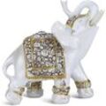 Elefantenstatue aus Kunstharz, Elefantenfiguren, dekorativer Elefant, Feng Shui-Ornament für Heimdekoration