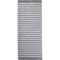 JOOP! Handtücher Classic Stripes Saunatuch Silber 80 x 200 cm