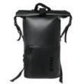 YEAZ Wasserfester Rucksack schwarzes Logo STOCKHOLM