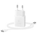 Samsung - 15-W-USB-C-Adapter mit Kabel - EP-T1510 - Weiße Masse