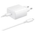 Samsung – USB-C-Adapter 45 W – mit USB-C-Kabel – EP-TA845 – Weiß