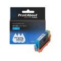 PrintAbout Druckerpatrone kompatibel mit HP 364 (CB318EE) - Cyan