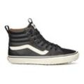 Sneaker VANS "Filmore Hi VansGuard", Gr. 40, schwarz, Leder, unifarben, sportlich, Schuhe Sneakerboots Schnürboots, mit kontrastfarbenem Logobadge an der Ferse