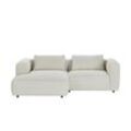 SOHO Ecksofa Milda ¦ creme ¦ Maße (cm): B: 228 H: 73 T: 174