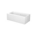 Bette BetteLux Silhouette Badewanne 3461-001CFXVS 180x90x45cm, freistehend, mit Schürze und Ablage, pergamon