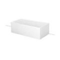 Bette BetteLux Silhouette Badewanne 3461-001CWVVS 180x90x45cm, mit Schürze, pergamon GlasurPlus