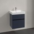 Villeroy und Boch Collaro Waschtischunterschrank C00700VQ 51x54,6x41,4cm, Waschbecken mittig, marine blue