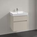 Villeroy und Boch Collaro Waschtischunterschrank C00800VN 55,4x54,6x44,4cm, Waschbecken mittig, cashmere grey