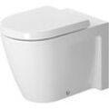 Duravit Starck 2 Stand-Tiefspül-WC 21280900001 37x57cm, 4,5 l, Abgang waagerecht, weiß WonderGliss