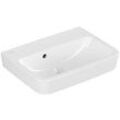 Villeroy und Boch O.novo Handwaschbecken 434452R1 50x37cm, eckig, ohne Hahnloch, mit Überlauf, weiß C-plus